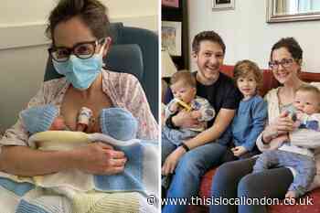 Parents thank St George's for saving twins at start of Covid