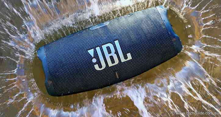 The JBL Charge 5 Bluetooth speaker can go anywhere and play for up to 20 hours
