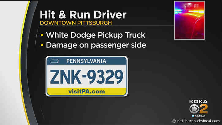 Police Seek Hit And Run Driver After Two Hospitalized In Downtown Crash With Pickup Truck