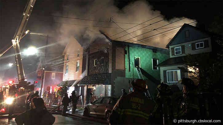 Flames Tear Through Former Longfellow Inn In Vandergrift, Displacing Two Residents Next Door