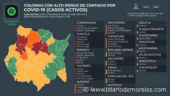 Cuernavaca, Cuautla, Temixco y Yautepec son los municipios con el mayor número de casos de COVID-19 - Diario de Morelos