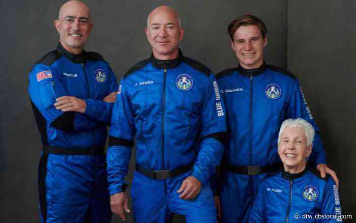 Bezos And Blue Origin’s First Crewed Spaceflight Prepares To Blast Off