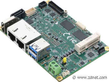 A little bigger than the Raspberry Pi, but a lot more powerful (and expensive!)