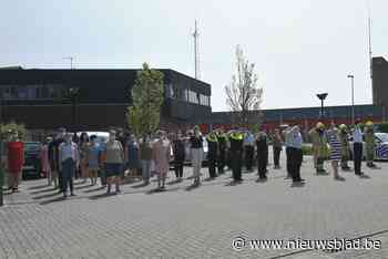 Brandweer en politie houden huldemoment