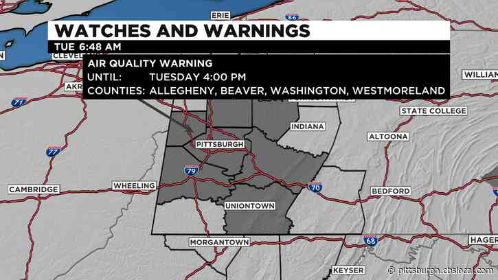 Pittsburgh Weather: Poor Air Quality Today, Pleasant Weather For Next 2 Days