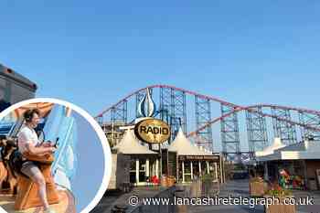 BBC Radio One presenters visit Blackpool Pleasure Beach