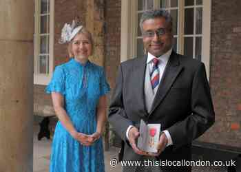 Ganesh Suntharalingam of Northwick Park Hospital gets OBE