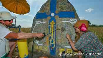 Kunstwerke auf Steinen schützen - WESER-KURIER