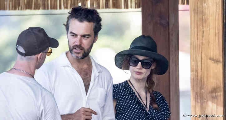Jessica Chastain Runs Into Another Famous Star While Vacationing in Italy with Husband Gian Luca Passi de Preposulo