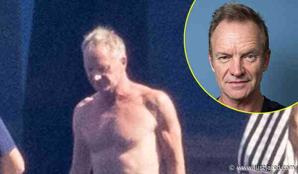 Sting Shows Off Fit Body in a Speedo Ahead of 70th Birthday!