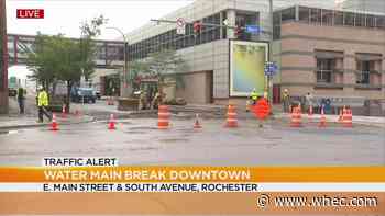 Water main break shuts down portion of South Avenue