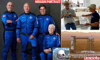 Jeff Bezos becomes the world's newest astronaut as he reaches space