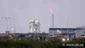 Jeff Bezos blasts off on space travel company's first flight