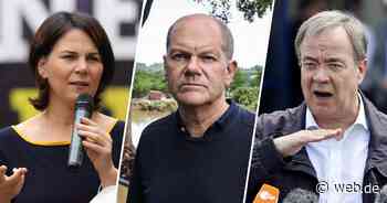 Kanzlerkandidaten im Krisen-Management bei den Überschwemmungen: Wer hat sich wie geschlagen? - WEB.DE News