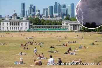 When will London's heatwave end? Thunderstorms inbound