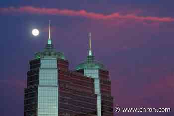 The spires on top of the Texas Children's building are just ... gone