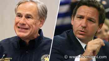 Texas Gov. Abbott Meets With Florida Gov. DeSantis About Border Security