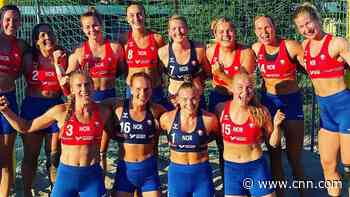 Women's beach handball team fined for choosing shorts over bikini bottoms