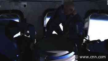 See inside capsule during Jeff Bezos' spaceflight