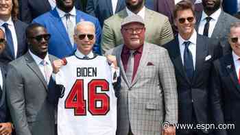 Brady returns to White House to celebrate Bucs
