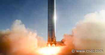 SpaceX fires up its Super Heavy Starship rocket booster for the first time     - CNET