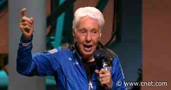 Wally Funk becomes oldest human to fly to space video     - CNET