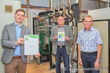 Bamberg: Brillengläser energiesparend produziert -Bürgermeister Glüsenkamp übergibt Urkunde des Umwelt- und Klimapakts Bayern an Rupp + Hupprach Optik GmbH - Der Neue Wiesentbote