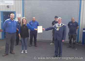 Darwen: Elektec wins Blackburn with Darwen Mayoral Award - Lancashire Telegraph