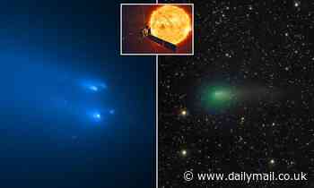 Solar Orbiter flies through the dusty remnants of exploded Comet ATLAS