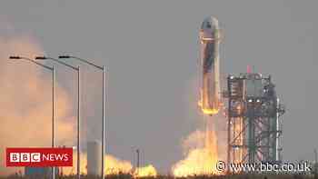 Jeff Bezos launches to space aboard New Shepard rocket ship