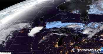 Satellite images show wildfire smoke spreading across Canada