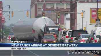 Genesee Brewery gets new tanks in expansion
