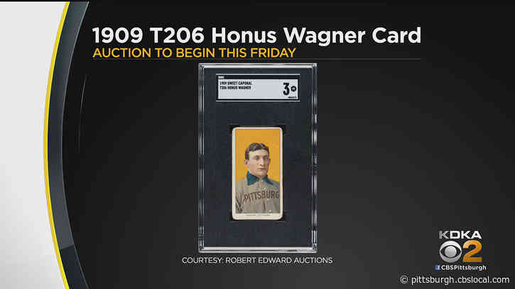 Honus Wagner Baseball Card Expected To Sell For Millions At Auction
