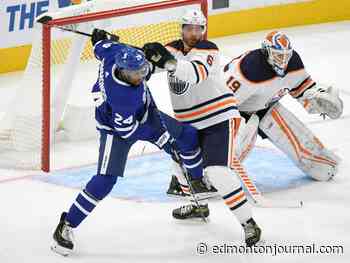 Will he stay or will he go? Speculation rampant on hardrock Oiler Adam Larsson's future