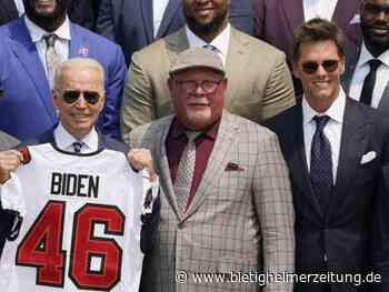 NFL-Champion: Biden empfängt Tampa Bay Buccaneers im Weißen Haus - Bietigheimer Zeitung