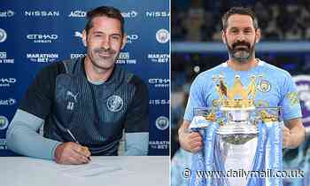 Scott Carson signs for Manchester City on one-year deal after veteran's contract at Derby expired - Daily Mail