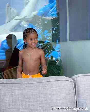 Kim Kardashian Shares Adorable Photos of Son Saint, 5½, as Uncle Scott Disick Calls Him 'Stunner' - Yahoo Movies Canada