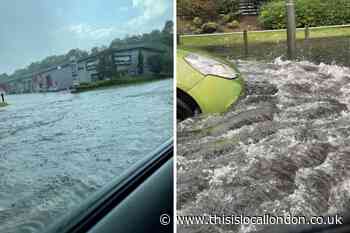 Heavy flooding hits Orpington after thunderstorms and rain