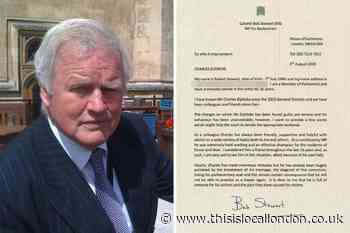 Bob Stewart MP breached code of conduct over Elphicke letter