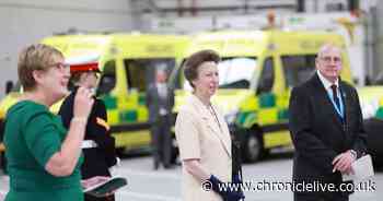 Hero North East paramedics handed medals by Princess Anne