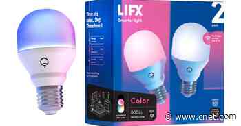 This LIFX smart lighting 2-pack is $20 off right now     - CNET