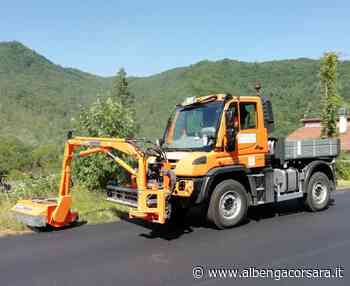 Utilizzo mezzo Patto Val Bormida per taglio erba - AlbengaCorsara News