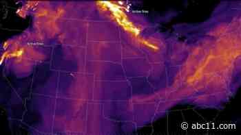 Massive western wildfires cloud East Coast in haze, bring smoke to North Carolina
