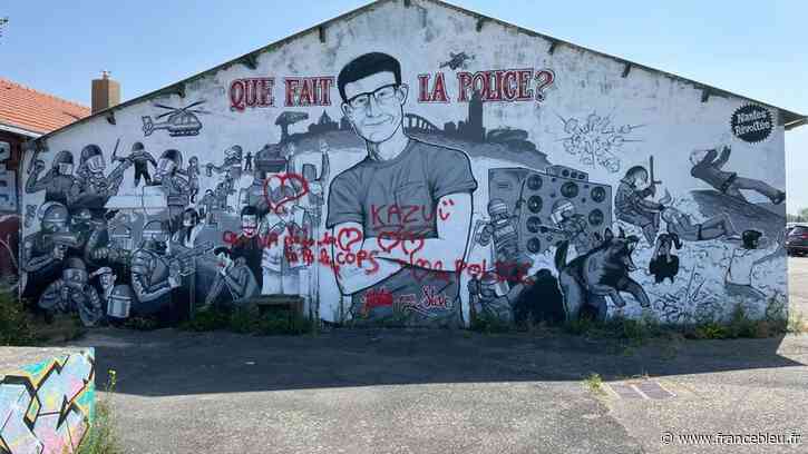 Nantes : la fresque en hommage à Steve à nouveau vandalisée - France Bleu