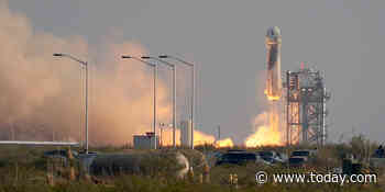 Amazon's Jeff Bezos makes history with all-civilian suborbital flight