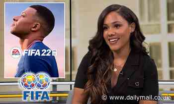 Alex Scott becomes FIFA's first ever female commentator as she's announced as a pitchside reporter - Daily Mail