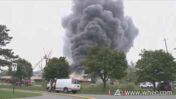 Rochester Fire Department helps fight flames in massive Buffalo area fire