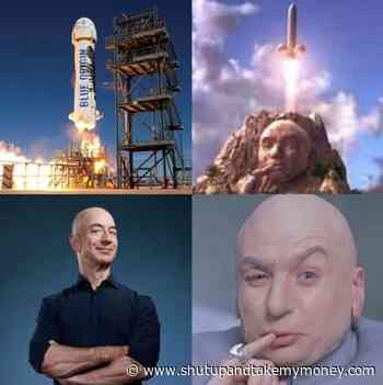 Jeff Bezos Dr Evil Rocket Launch Meme