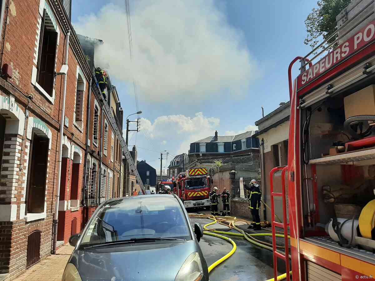 Le Treport : incendie dans une habitation de la rue Alexandre-Papin - actu.fr