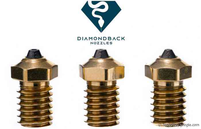 Diamond Back 3D printing nozzles with Polycrystalline Diamond